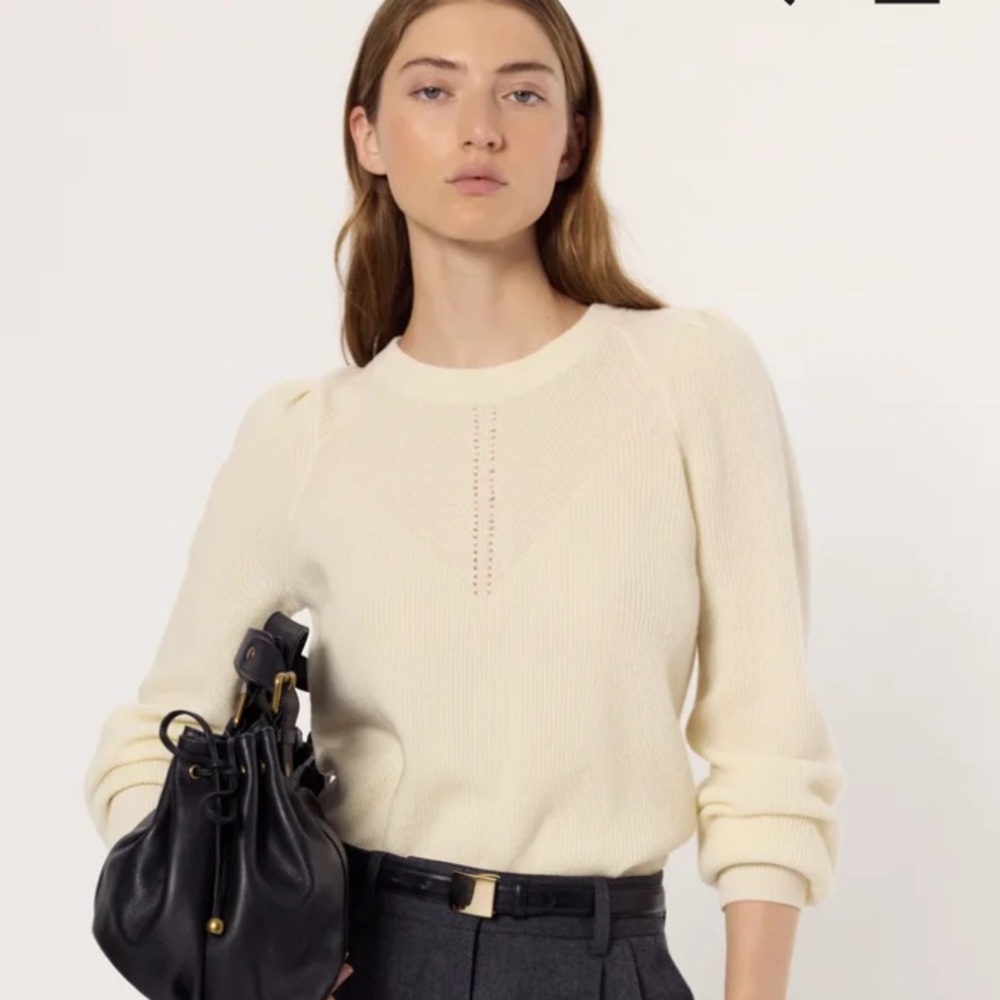 Gerard Darel Cream Sweater
